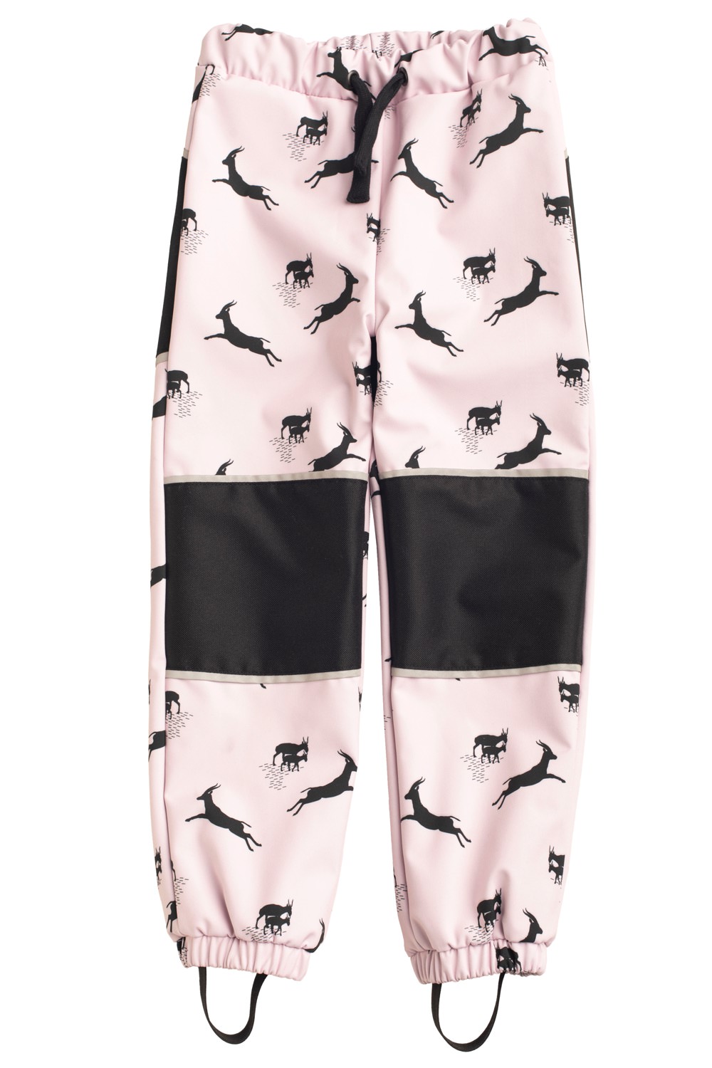 Spodnie Softshell Black Gazelles on Pink